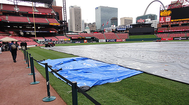 Game 6 moved to Thursday night due to the threat of rain Weather1-101911