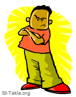 التعامل مع العنيد و القاسي Www-St-Takla-org--Stubborn-Boy-Clipart