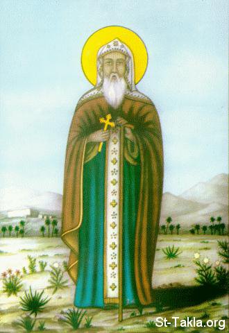 موضوع متكامل عن القديس الانبا شنودة رئيس المتوحدين Www-St-Takla-org--Coptic-Saints-Saint-Shenouda-02