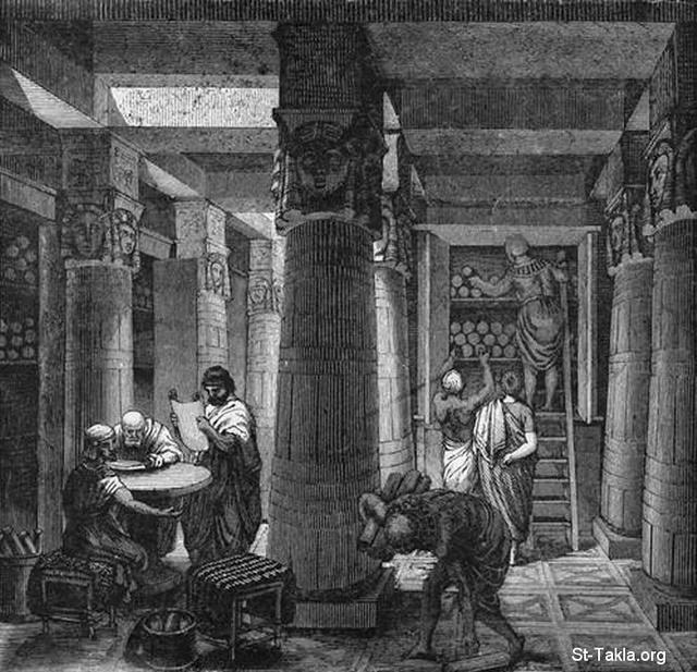 تاريخ الكنيسة القبطية الأرثوذكسية Www-St-Takla-org--Alexandria-Library-Ancient-Egypt-01