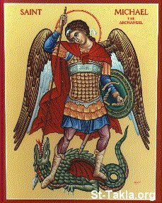 صور رئيس الملائكة ميخائيل Www-St-Takla-org__ArchAngel-Michael-08