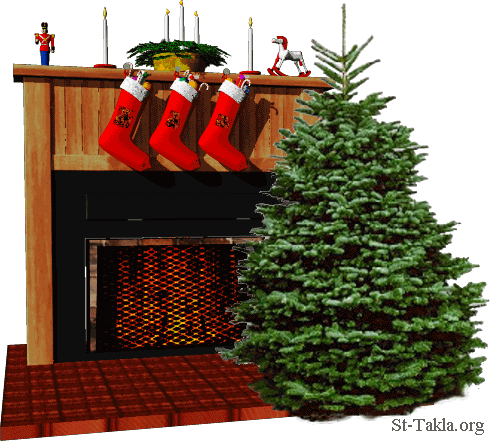 موسوعه صور للكريسماس Www-St-Takla-org__holiday-fireplace