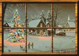 كلاكيت تانى مره (صور منازل فى الكريسماس) Www-St-Takla-org__xmastree4