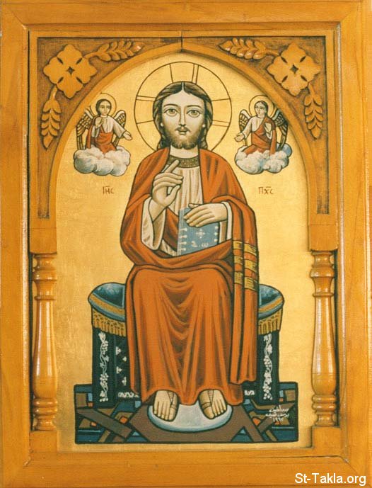 تأملات في سفر يونان النبي - الأصحاح الأول - صفحة 2 St-Takla-org___Jesus-Coptic-King-of-Kings