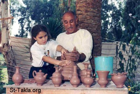 قصة الإناء الأثري الفخاري  	التجربة - الألم - الصبر - كله للخير - التغيير St-Takla-org___Pottery-Egypt