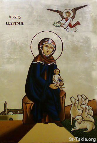 موضوع متكامل عن القديسة مارينا الراهبة  St-Takla-org_Coptic-Saints_Saint-Marina-the-Monk-04