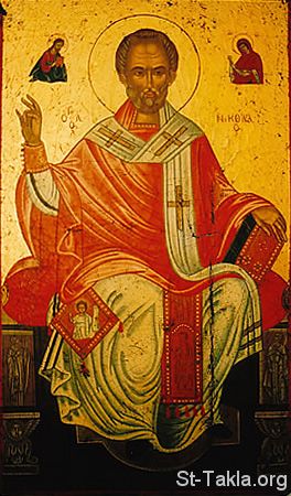 الكريسماس موسوعة مسيحية متكاملة عن العام الجديد وعيدالميلاد المجيد St-Takla-org_Coptic-Saints_Saint-Nicholas-05