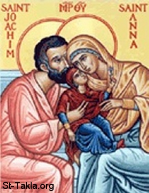 القديسه حنه والده السيده العذراء St-Takla-org_Coptic-Saints_Saint-Joachim-n-St-Anna-15