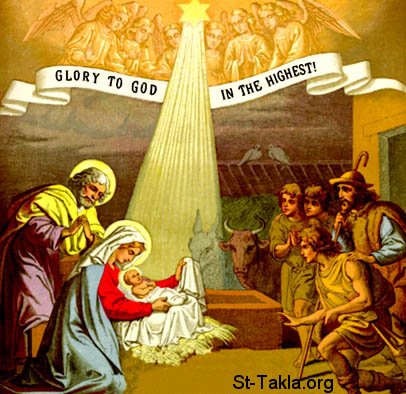أروع صور لعيد الميلاد المجيد2 Www-St-Takla-org__Saint-Mary_Nativity-3-Shepherds-08