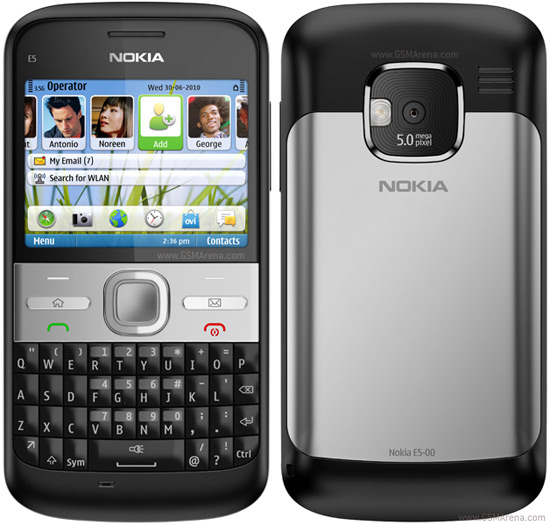 اخراصدار فلاشة نوكيا عربي E5-00 RM-632 101.3 Nokia-e5-black