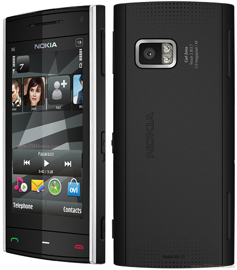 Nokia X6 8GB--نوكيا X6 8GB Nokia-x6-black