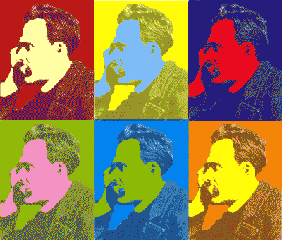 الإنسان في فلسفة نيتشه Nietzschewarhol