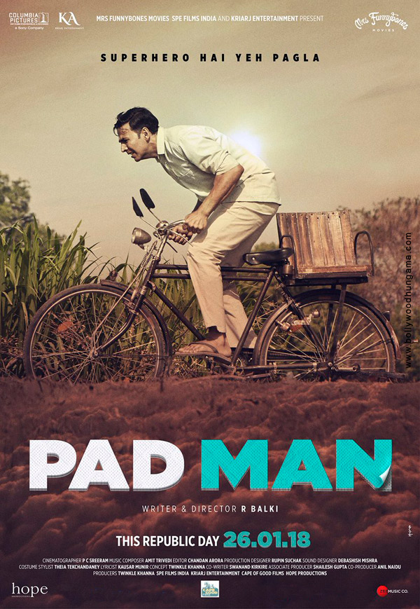 PAD MAN (2018) con SONAM KAPOOR + Jukebox + Sub. Español + Online Netflix Pad-Man-1