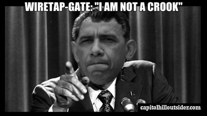 WIRETAPGATE: The American Scandal Of The Millennium That Will Not Go Away Obama-Nixon-WiretapGate-678x381