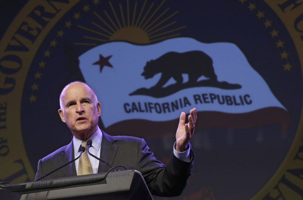 Will Governor Jerry Brown Be Arrested, Prosecuted and Imprisoned… Jerry-brown-california-clinton-1024x677
