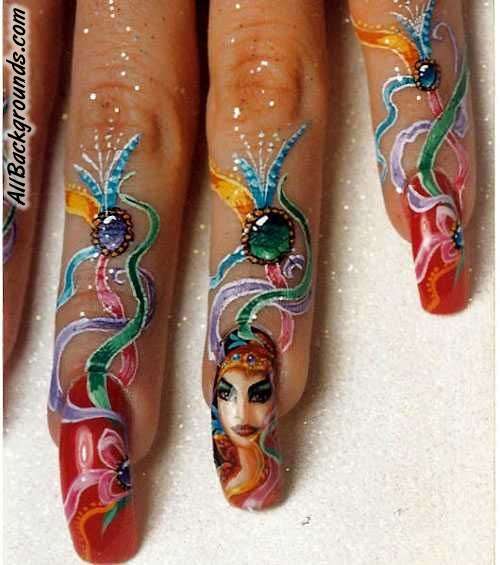 أغرب طلاء أظافر ع الأطلاق Crazy-nails