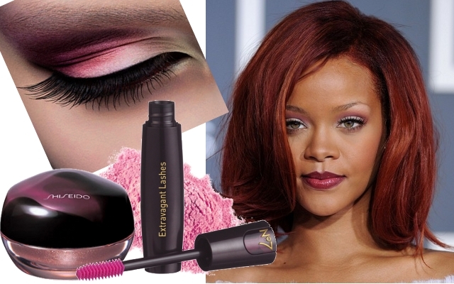 بعض من المكياج التي تستعملوا الفنانات والممثلات  Rihanna_grammy_makeup