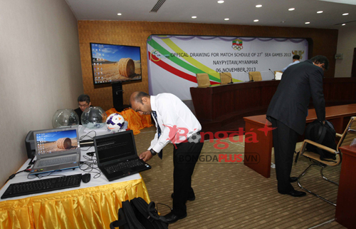 TRỰC TIẾP từ Myanmar: Lễ bốc thăm bóng đá nam SEA Games 27 Sea2