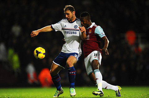 Chấm điểm cầu thủ Chelsea ở trận thắng West Ham 3-0 Article-2511948-1999bc7c00000578-103_634x433