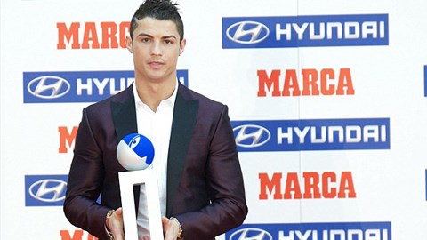 Ronaldo nhận giải "Cầu thủ xuất sắc nhất La Liga" Discre