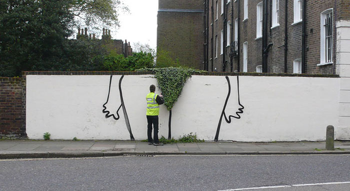 Les murs ont la parole. Street-art-interacts-with-nature-7