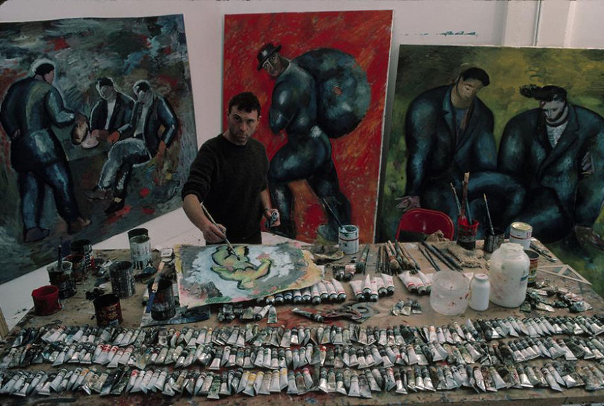 Fotos de 100 artistas en sus estudios Famous-artists-studios-muses-72__880