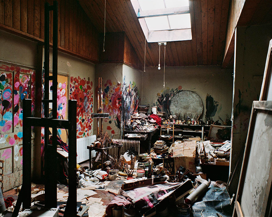 Fotos de 100 artistas en sus estudios Famous-artists-studios-muses21__880