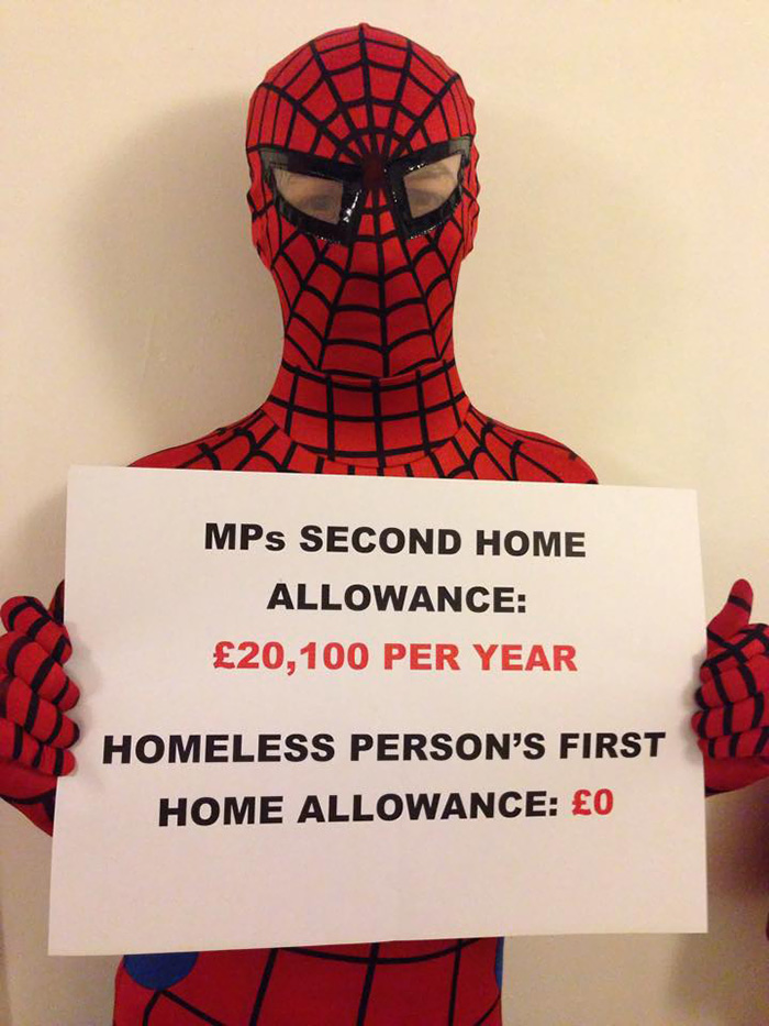 Anonymous ‘Spider-Man’ Feeds Homeless At Night Spider-man-helps-feeds-homeless-birmingham-uk-10