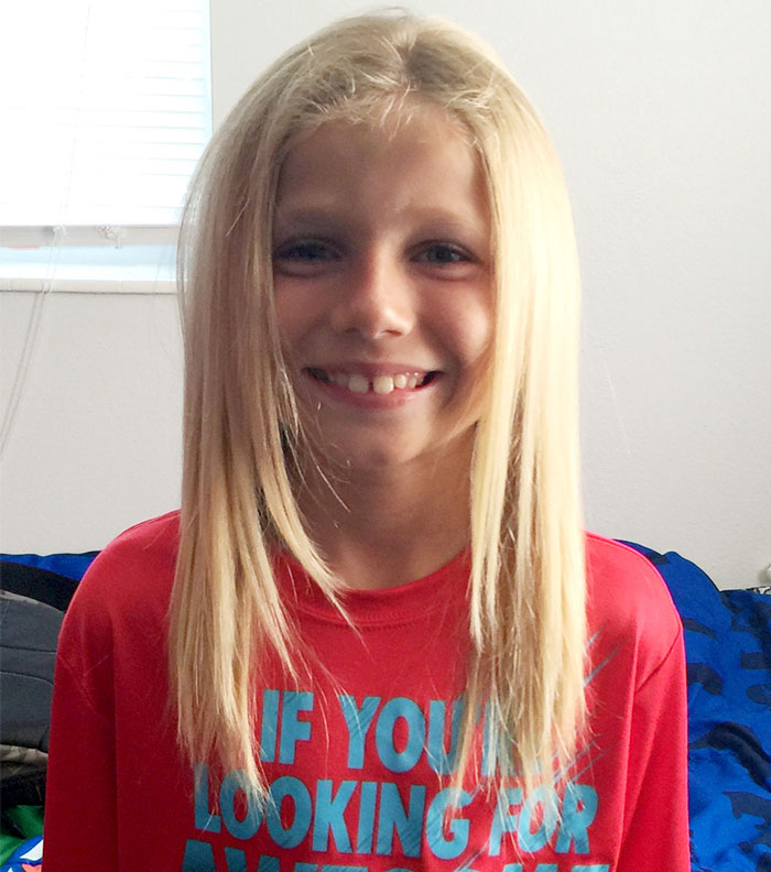 This 8-Year-Old Was Bullied While Growing His Hair – To Make Wigs For Kids With Cancer Boy-grows-long-hair-children-cancer-wig-st-jude-hospital-1