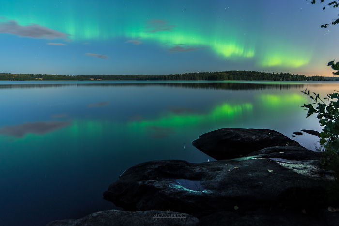 Depuis plus de deux ans, ce photographe immortalise la beauté du ciel étoilé finlandais ! Par Corentin Northenr-light-kirkkonummi-4-584e79cfd83a2__700