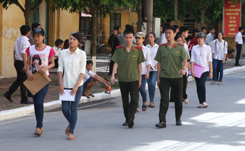 Những điều lưu ý về sơ tuyển và đăng ký xét tuyển vào các trường Công an nhân dân 1_cac3521-n.binh