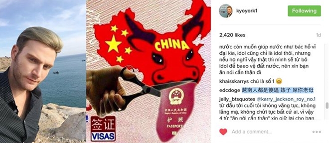 Kyo York bị dọa "lấy tiết" trên instagram vì phản đối "đường lưỡi bò" Thumb_660_18f425f0-2010-4d5f-a0ce-888821532367
