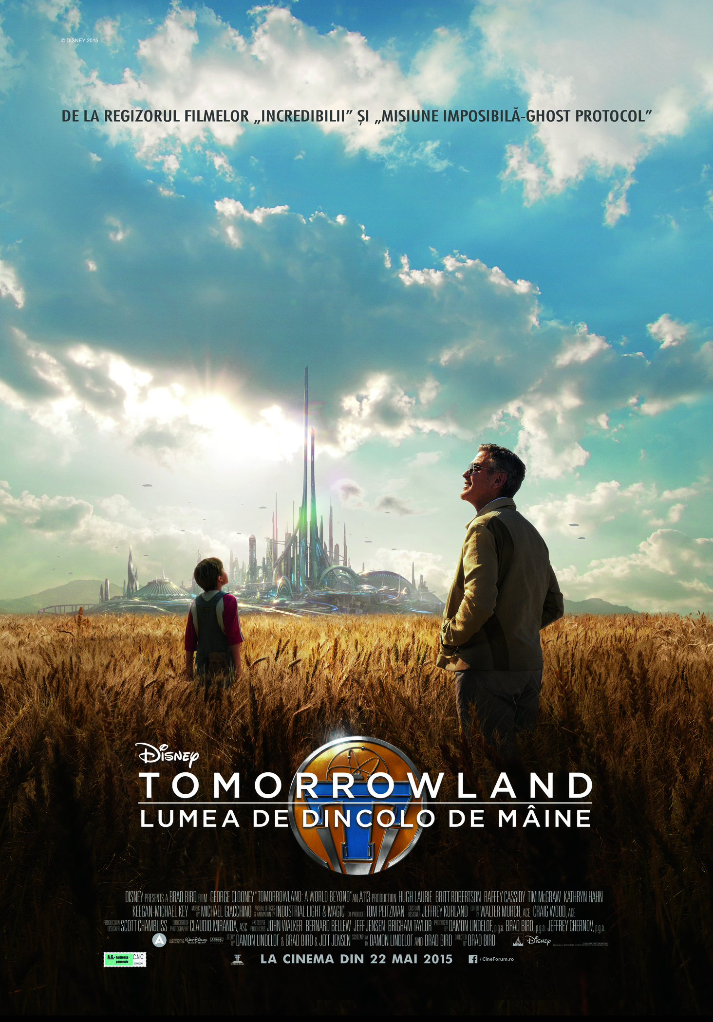 Tomorrowland (2015) Tomorrowland: Lumea de dincolo de mâine Tomorrowland-361024l