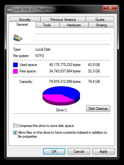 Windows 7 SSD Harddrive tweak 303778d2