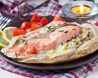 Papillote de saumon citronné au riz I72175-papillote-de-saumon-citronne-au-riz