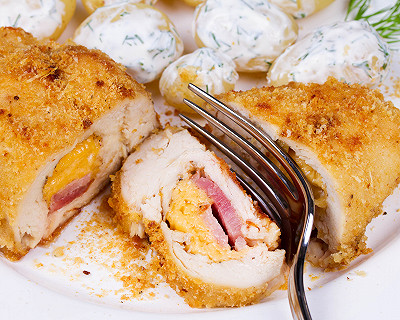 BLEU - Paupiette de poulet façon cordon bleu I77714-paupiette-de-poulet-facon-cordon-bleu