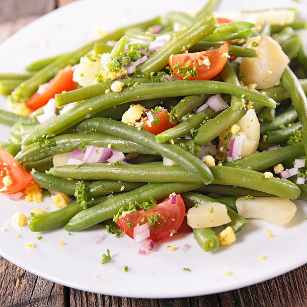 Salade express haricots verts, pommes de terre et tomate I93444-salade-express-haricots-verts-pommes-de-terre-et-tomate