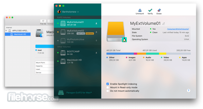 DL Paragon Extfs (11.0.320) En Mac OS X Completa De Monova Paragon-extfs-mac-screenshot-02