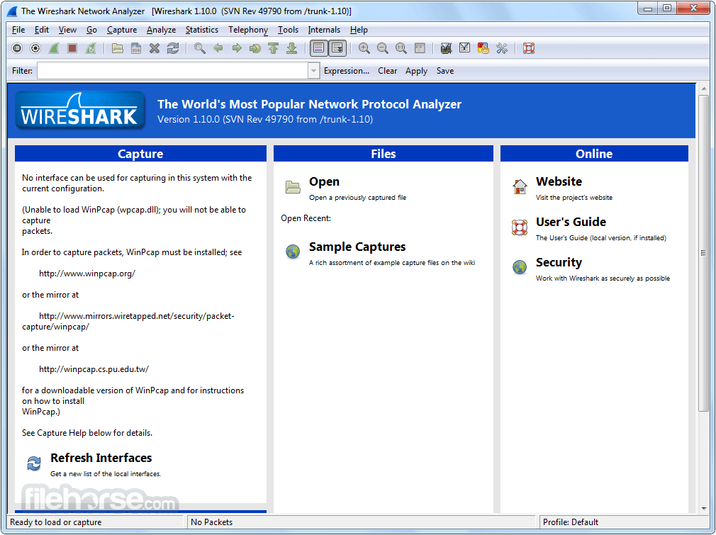 الاصدار الاخير من برنامج  Wireshark 1.4.7 Wireshark-screenshot-01