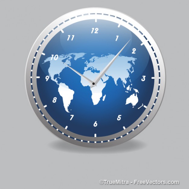 Mis imágenes y yo....... 2.- - Página 3 Modern-clock-with-world-map_275-4628