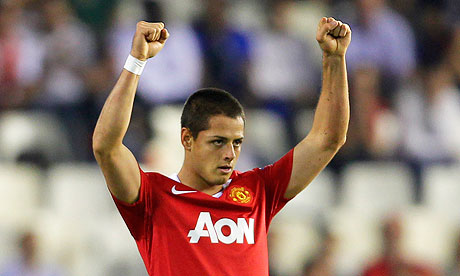 Manchester United's Darren Fletcher heaps praise on Javier Hernández Javier-Hernandez-006