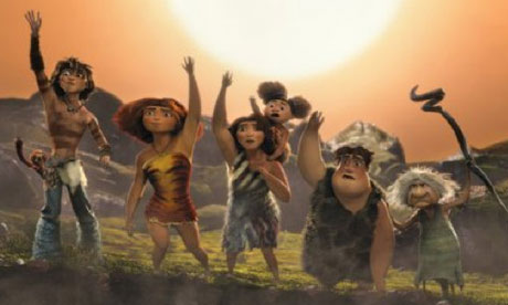 عائلة "نيكولاس كيدج" تحتل صدارة شباك الإيرادات الأمريكية Still-from-The-Croods-008