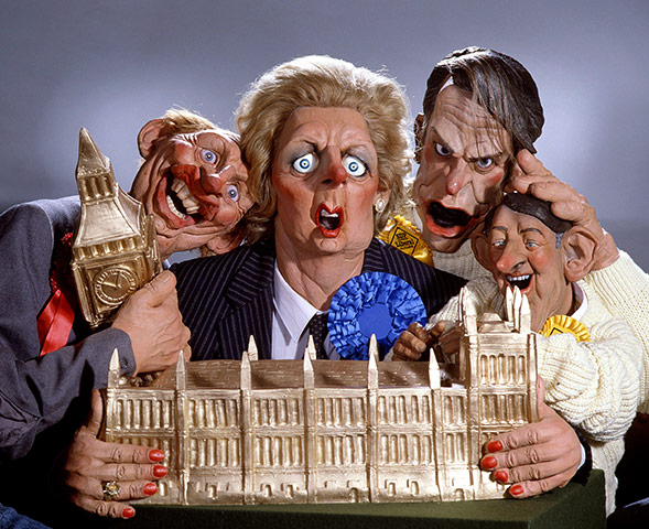 Ndërron jetë Margaret Thatcher 1987-Spitting-Image-puppe-013