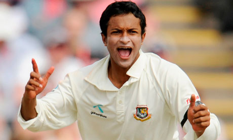 INVESTEC TEST SERIES || Thunderbolts VS Thunder Strikers || 7th March 2013 || 2nd Test || Day 4 Shakib-Al-Hasan-006