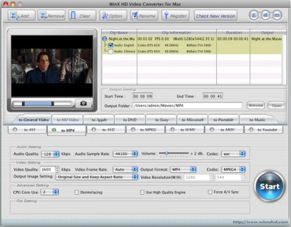 HD Video Converter Deluxe per Windows e Mac Screenshot-413x322