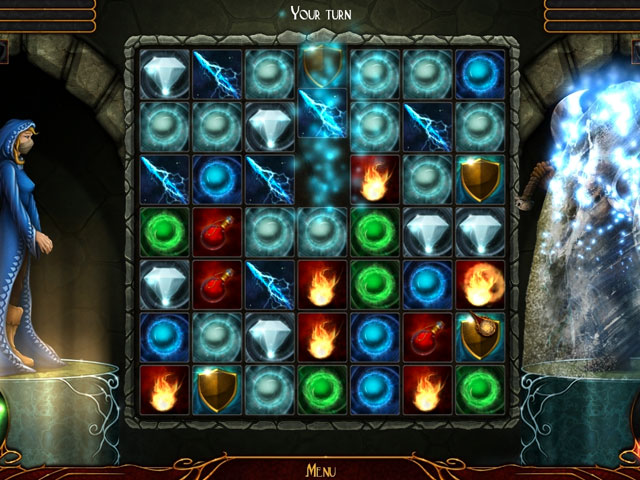 Quest for the Sorceress (Battle Match-3) Screen_2