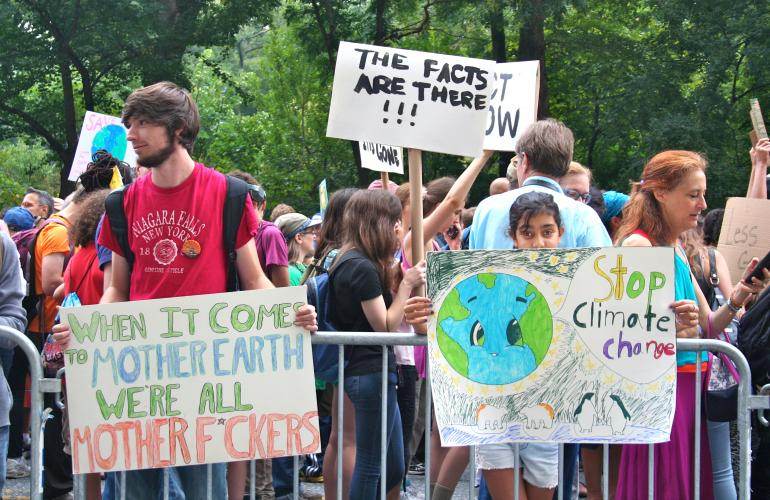 À New York, la marche pour le climat crée la surprise (Médiapart) OneClimat