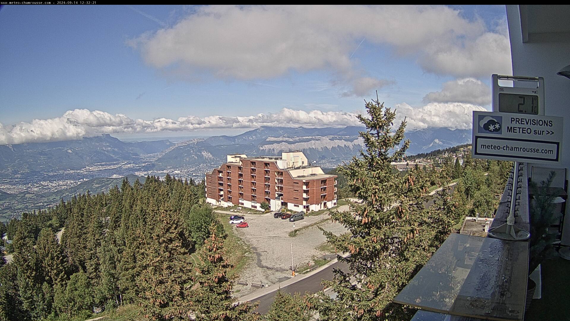 Vigilance - fortes pluies sur Vosges et Jura - Avalanches sur les Alpes Webcam-chamrousse