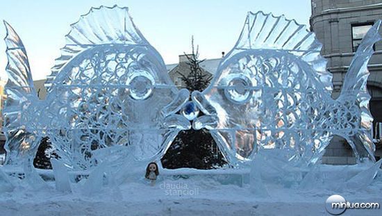 Incríveis e belíssimas esculturas de gelo Icesculptures27