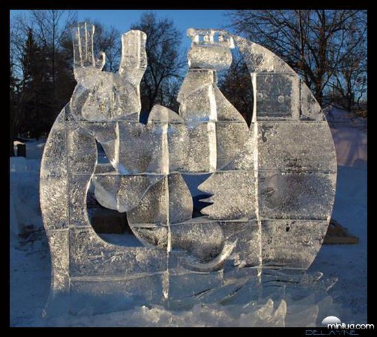 Incríveis e belíssimas esculturas de gelo Icesculptures6